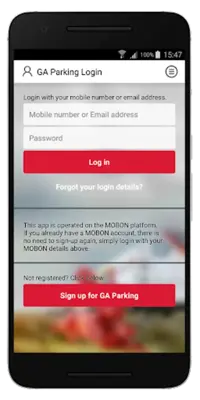 GA Parking android App screenshot 5